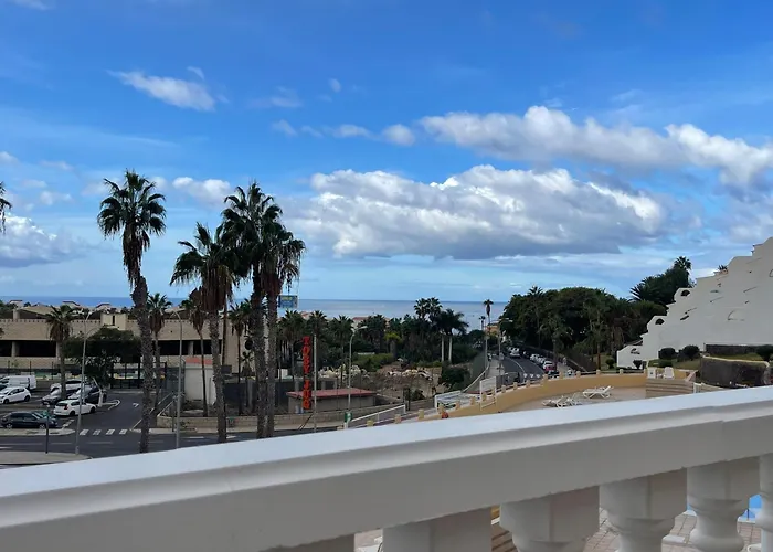 Oasis 1-bedroom Ocean View Large Terrace Pool Full Kitchen * Costa Adeje (Tenerife)