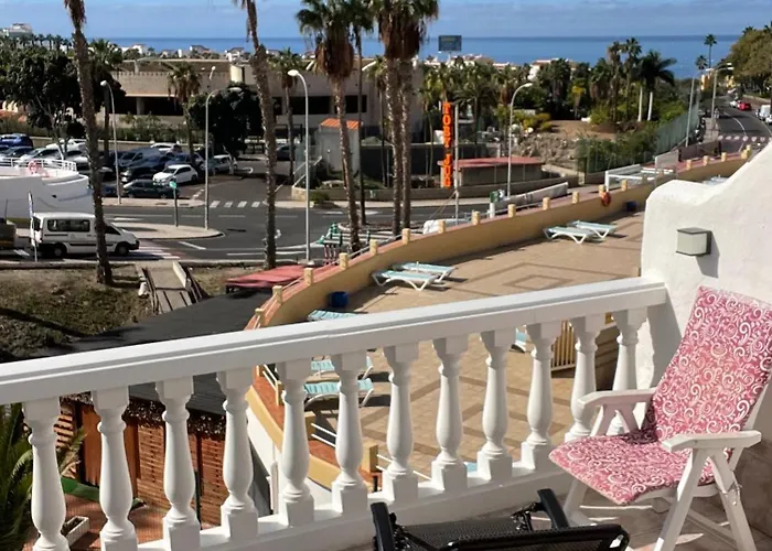 Oasis 1-bedroom Ocean View Large Terrace Pool Full Kitchen * Costa Adeje (Tenerife)